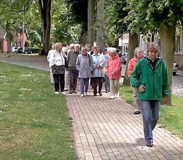 Auf dem Weg zum Tuchmuseum